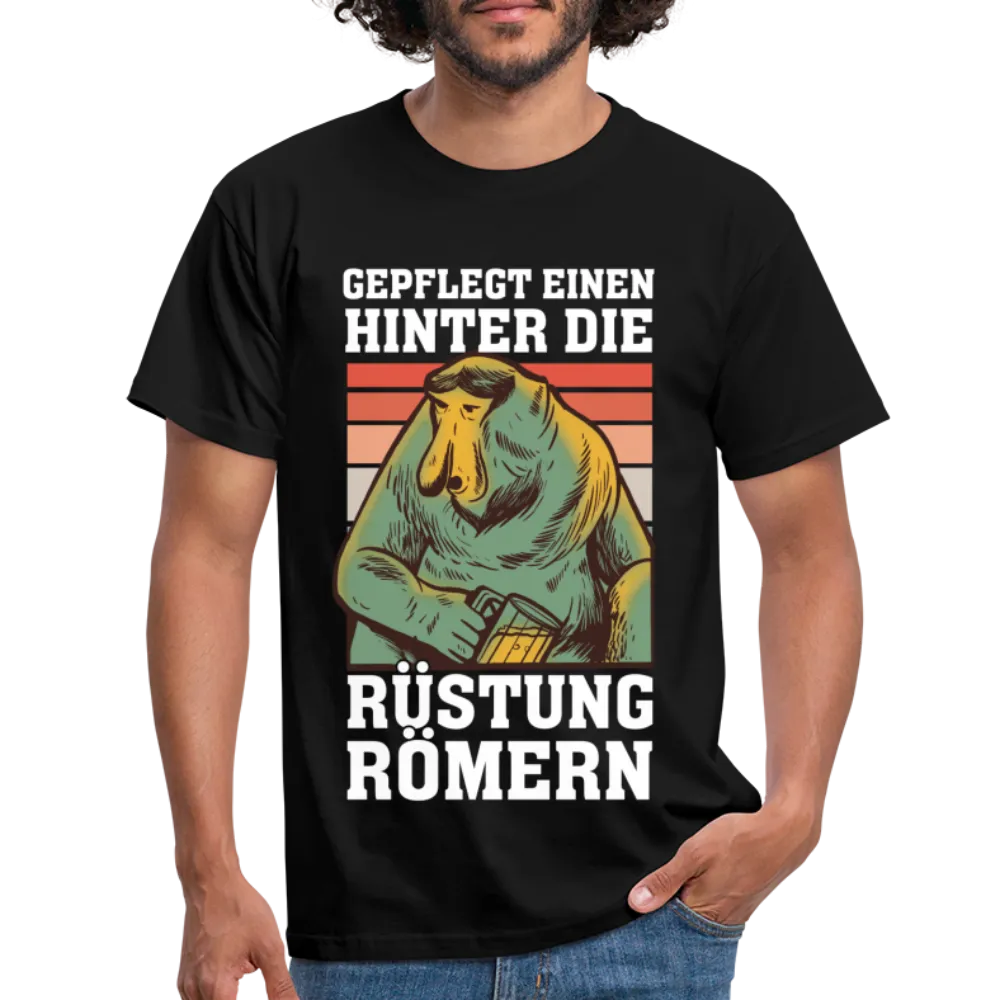 Affe Bier Shirt gepflegt einen hinter die Rüstung rmern Lustiges T-Shirt