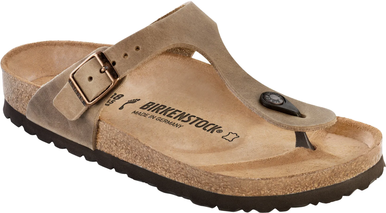 BIRKENSTOCK Zehensteg  Gizeh tabacco brown  943811 + 943813