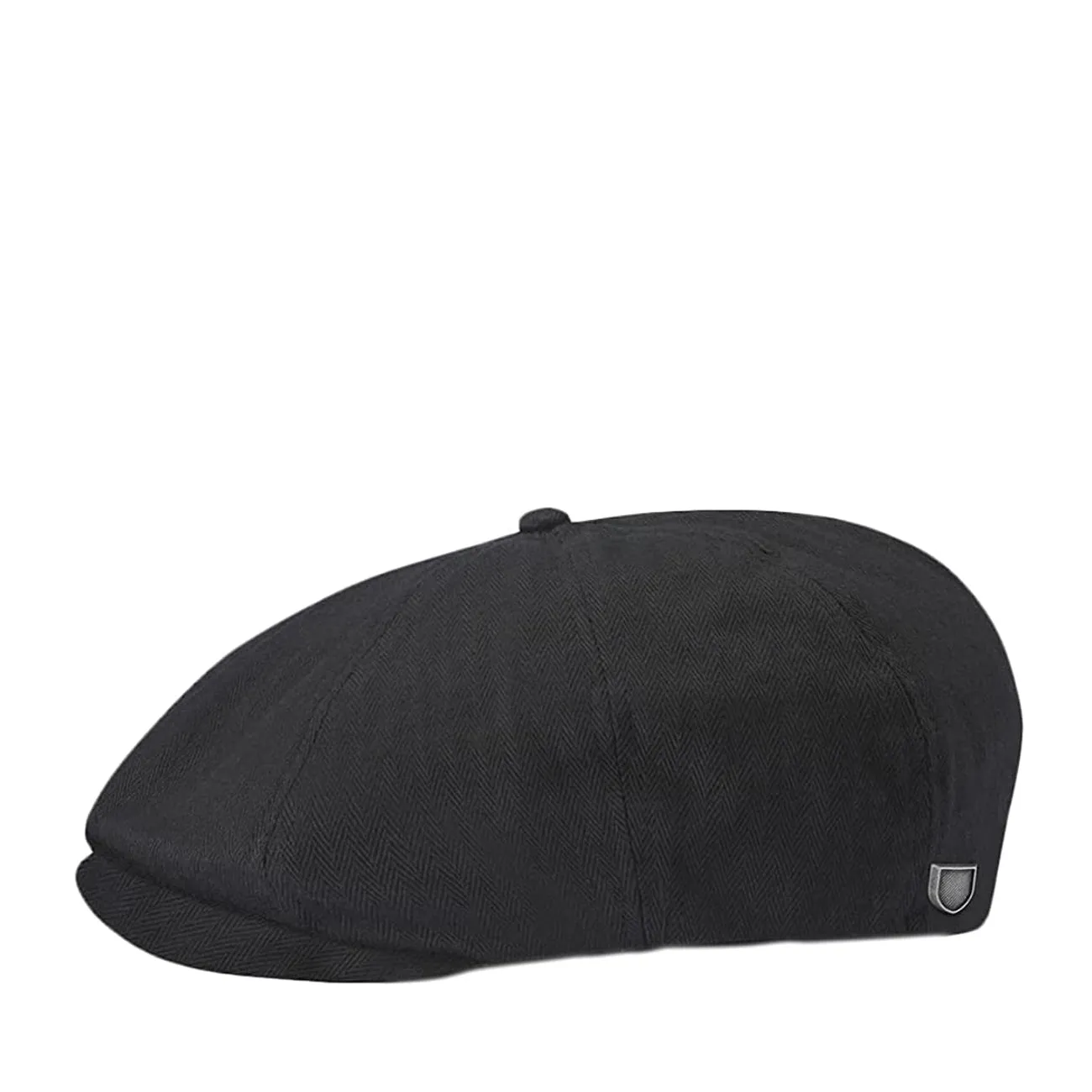 Brixton Brood Cap Black Herringbone Twill