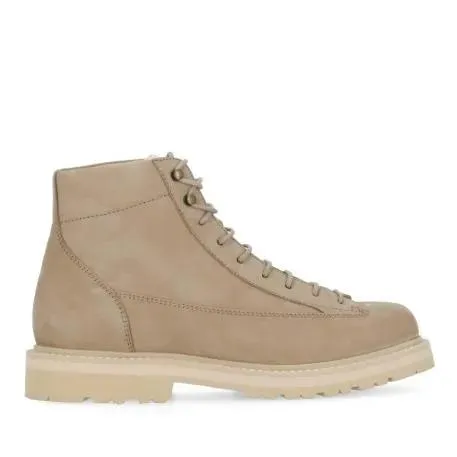   Brunello Cucinelli  Suede Leather Boots Brown  Schnürschuhe 