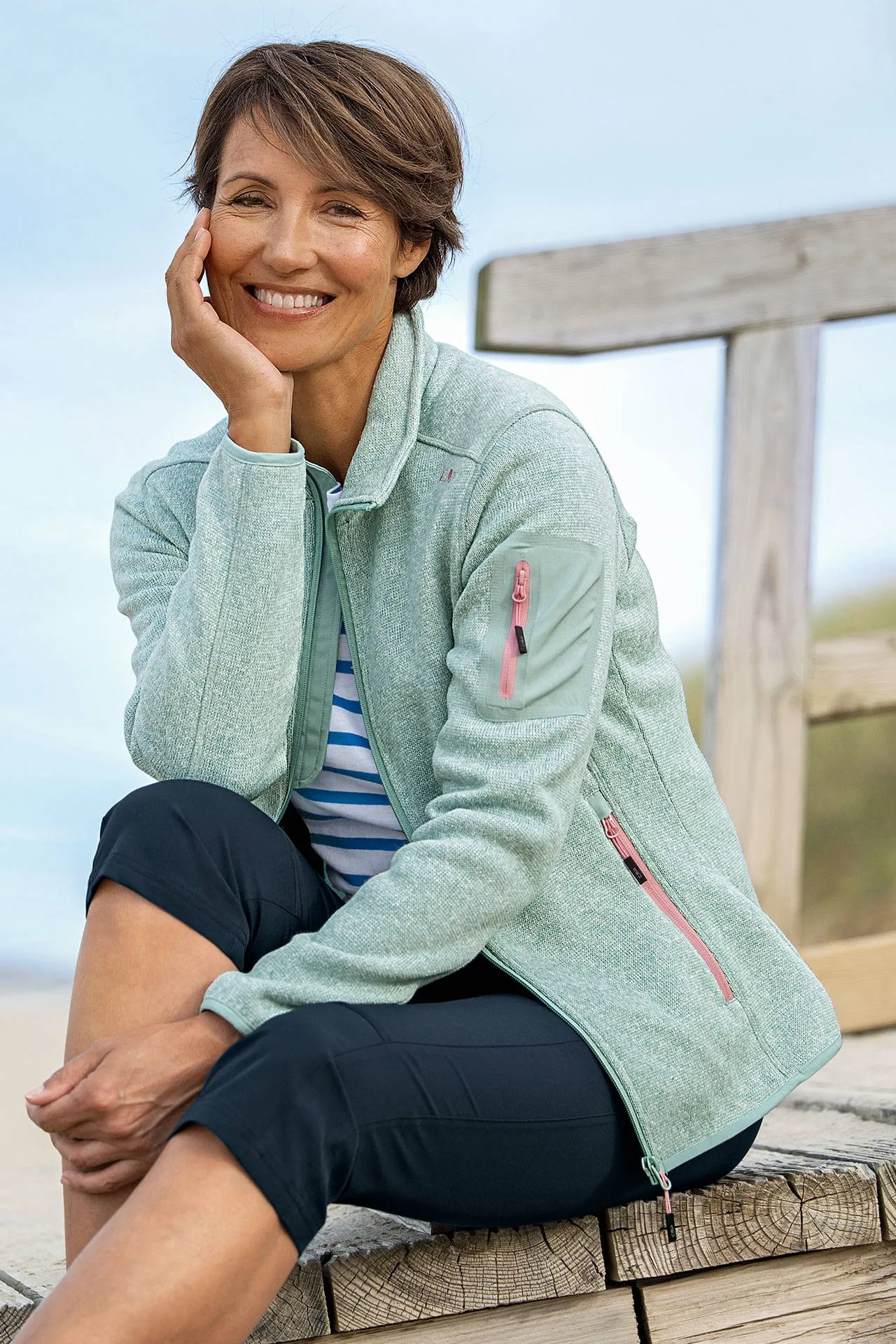 CMP Strickfleece-Jacke