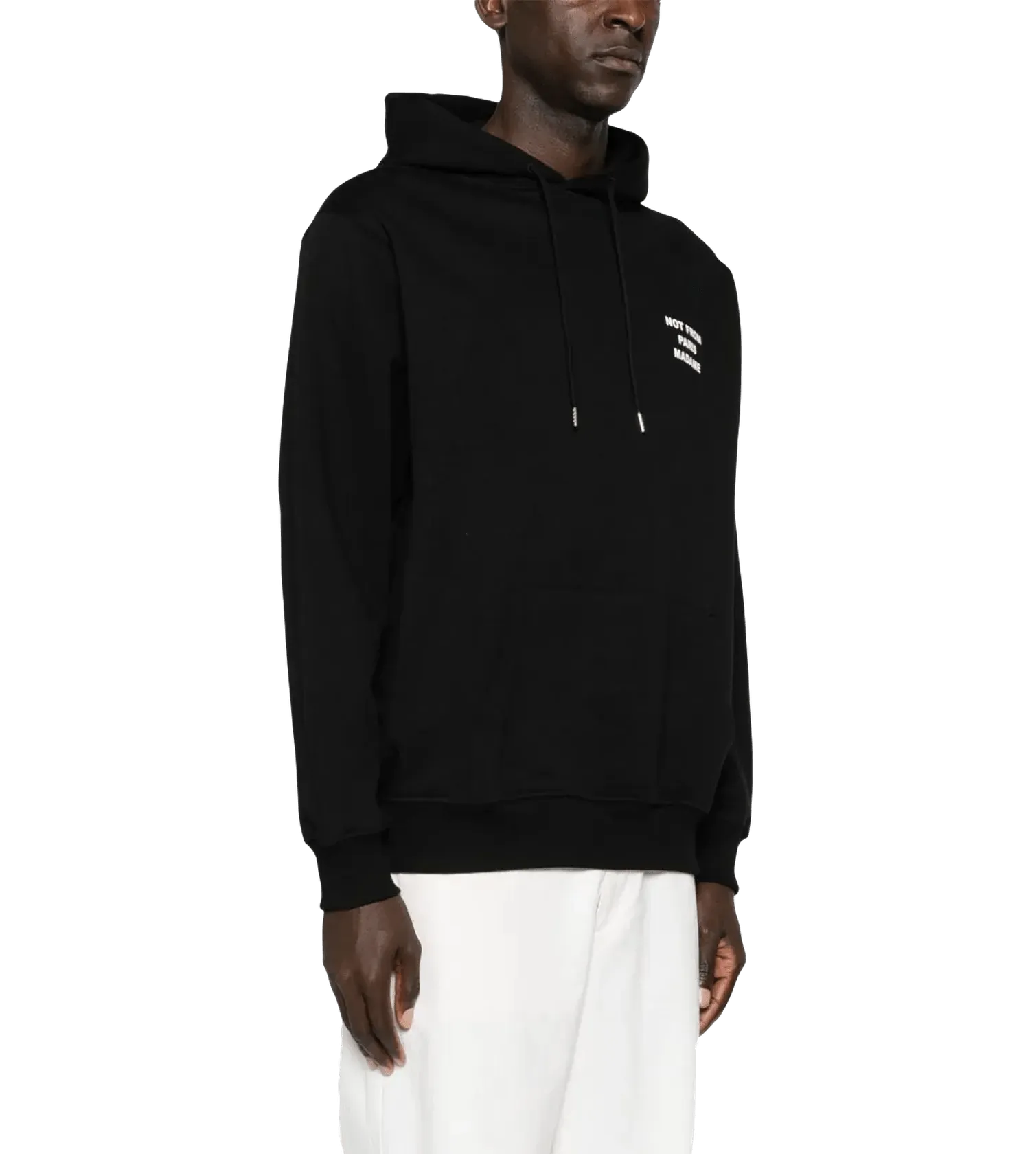   Drôle De Monsieur  Hoodie mit Slogan black black  Hoodie 