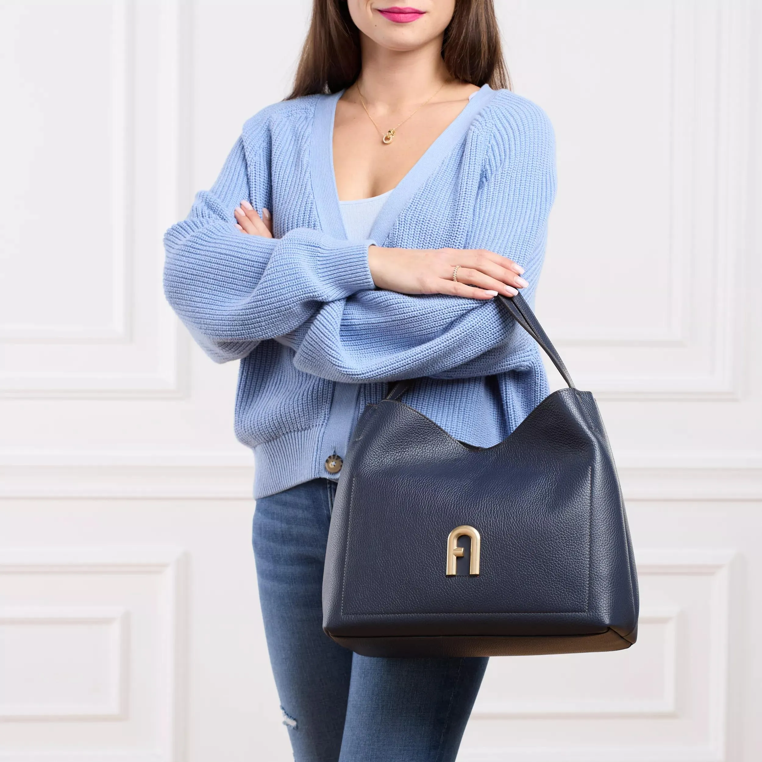   Furla  Furla Primula L Hobo Mediterraneo  Hobo Bag 