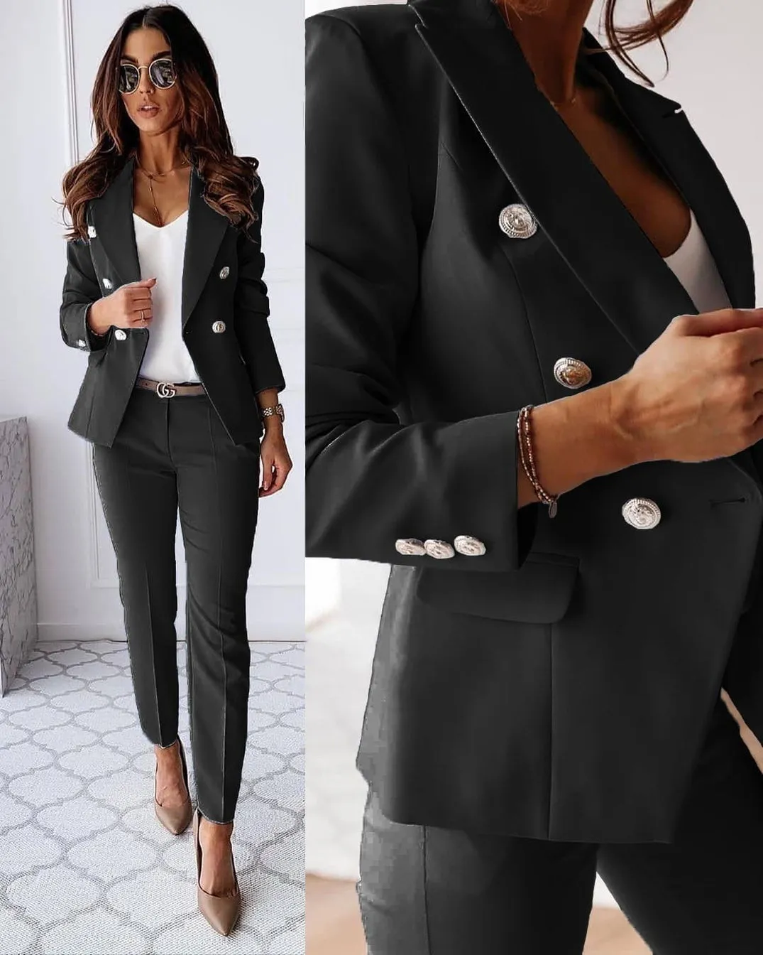 Heidi-Mode | Eleganter Damenanzug mit Jacke & Hose