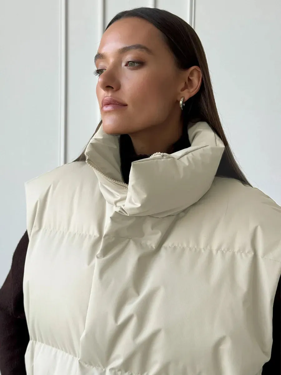 Heidi-Mode | Weste Für Damen Neutrale Farben
