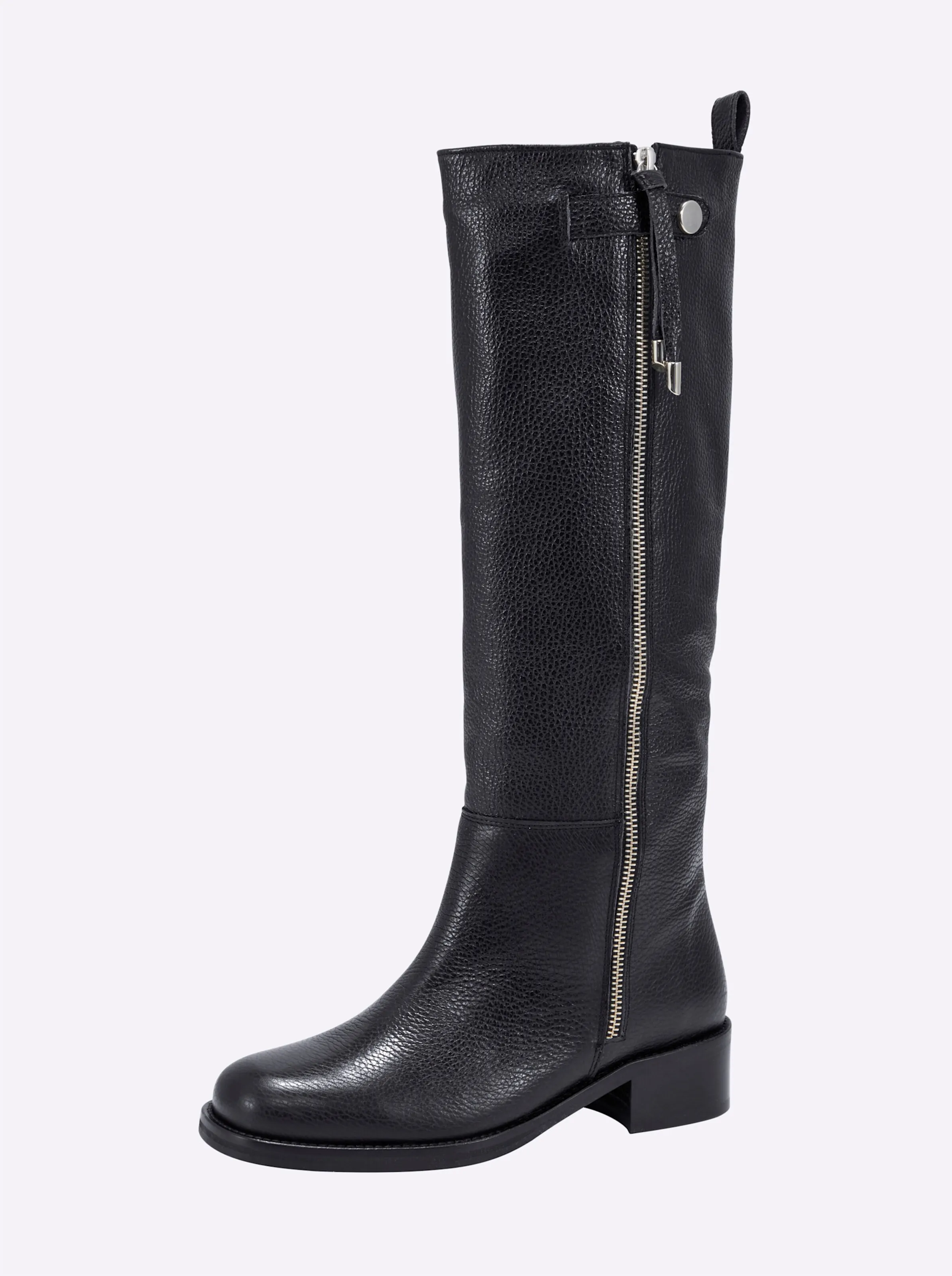 heine Stiefel in schwarz