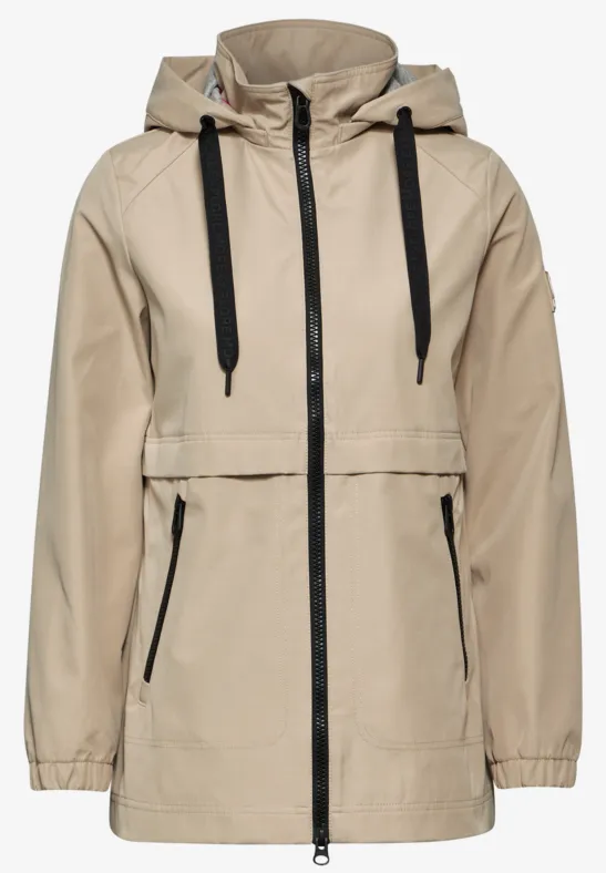 Kurze Trench-Jacke