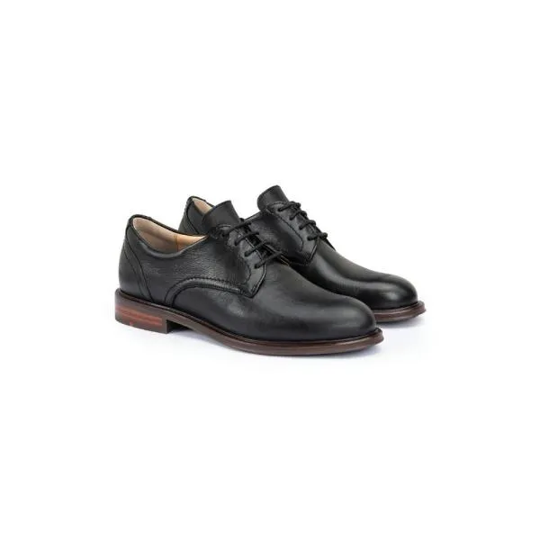 Lloyd Damen Derby Schnürschuh Glanzleder X-Motion Variofootbed SCHWARZ 24-315-00