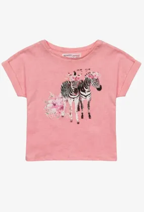 MINOTI Zebra-Kurzarm-T-Shirt