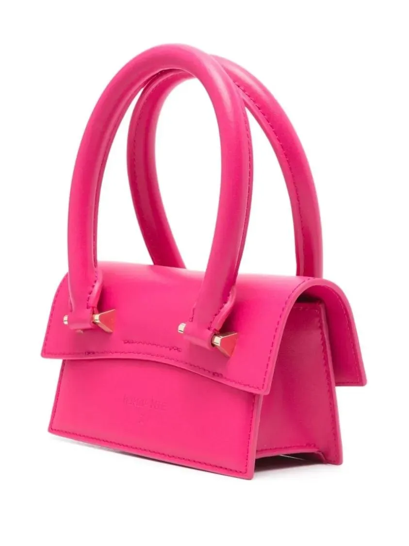   Patrizia Pepe  Small Shoulder Bag With Logo Pink  Schultertasche 