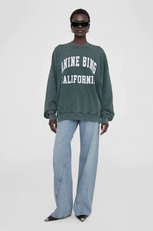 Sweatshirt MILES in Used Salbei