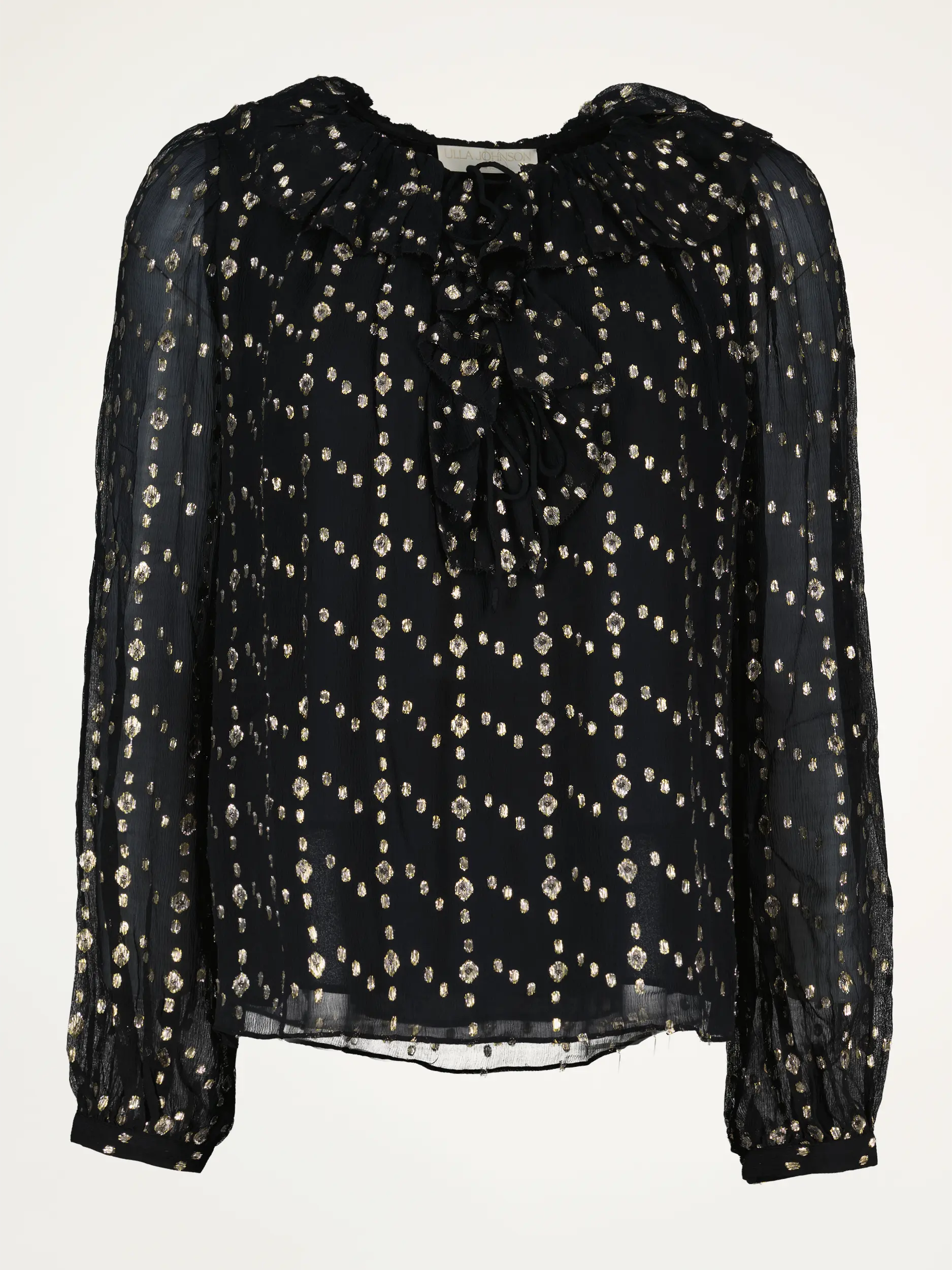Ulla Johnson 'Emilie' Seidenmix Bluse mit Muster für Damen