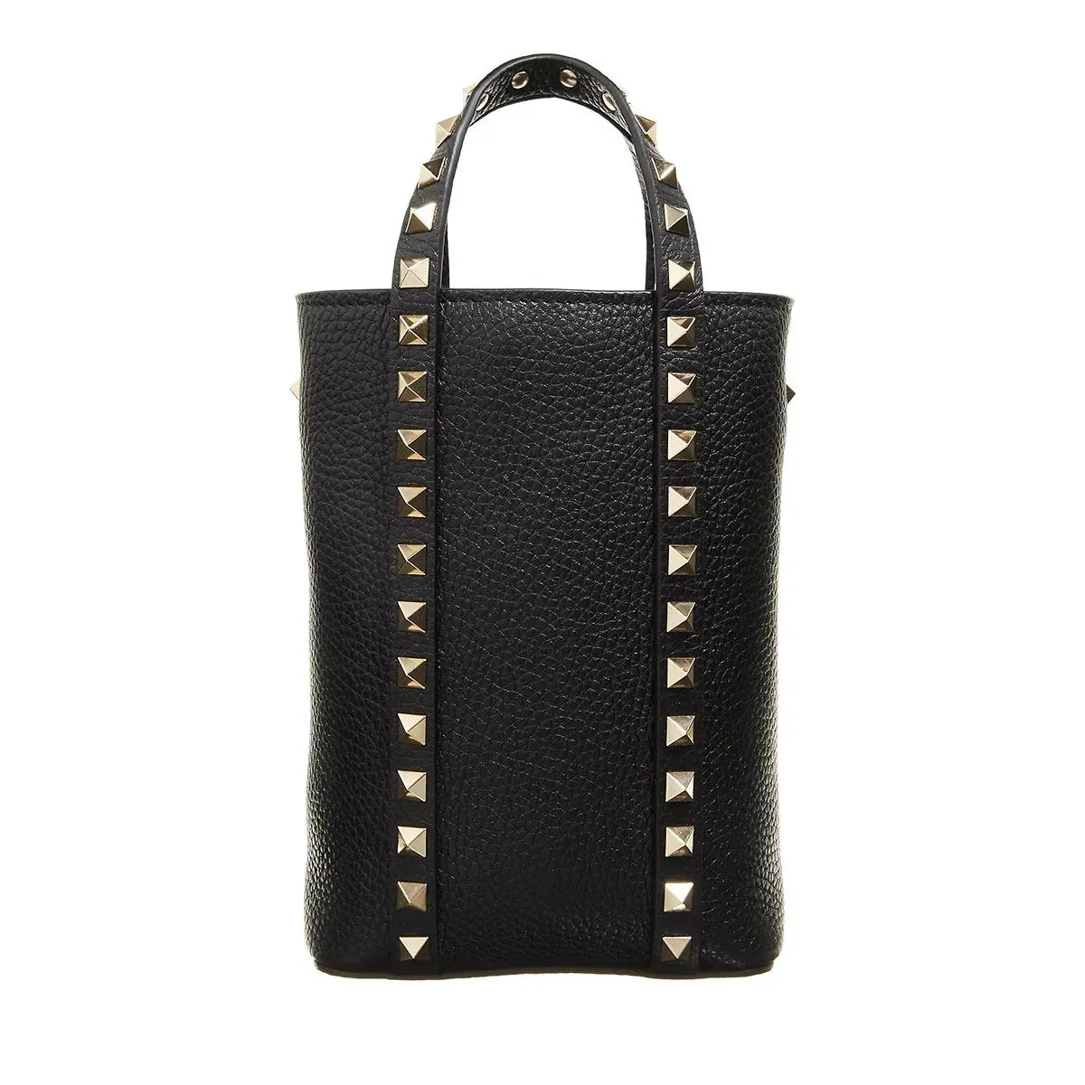   Valentino Garavani  Rockstud Mini Tote Nero  Crossbody Bag 