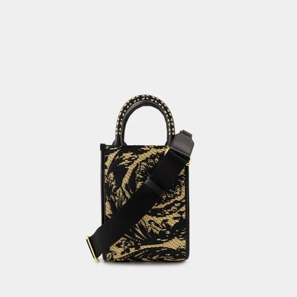   Versace  Athena Shopper Bag - Leather - Black Black  Tote 
